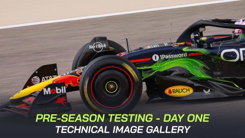 F1 testing 2025 gallery: All the latest technical details on display in Bahrain