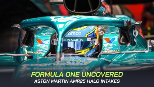 F1 uncovered: Previously unseen detail of Aston Martin AMR25 exposed