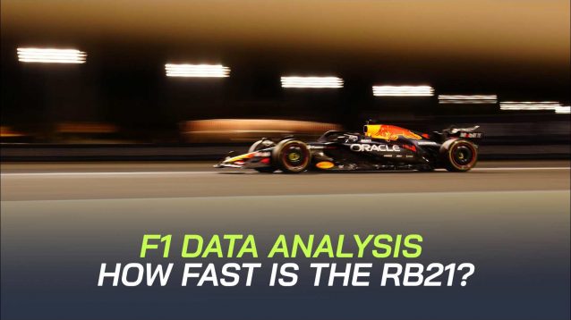 Red Bull Racing RB21 Bahrain pre season testing PlanetF1