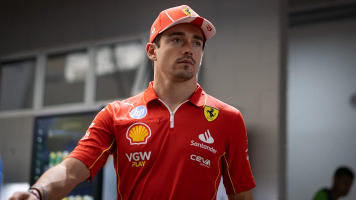 Ferrari's Charles Leclerc pictured at the 2024 Sao Paulo Grand Prix