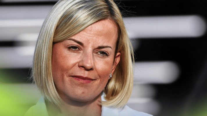 A close-up shot of Susie Wolff