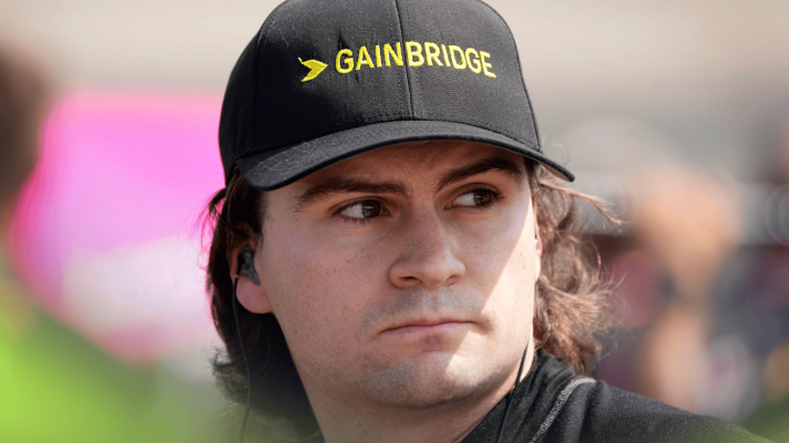 Colton Herta looks concerned