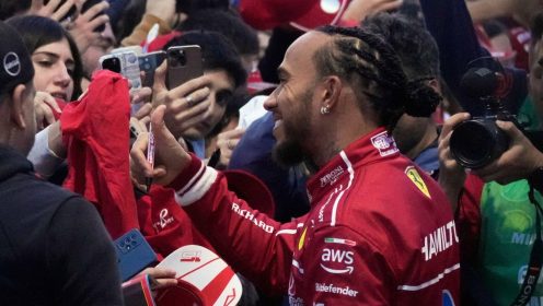 Lewis Hamilton injury scare avoided on eve of Ferrari F1 debut