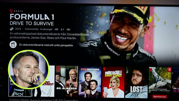 Netflix's Drive to Survive title screen.