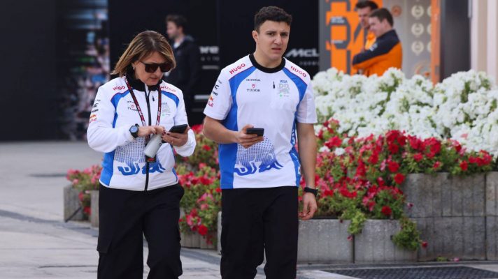 Racing Bulls' Isack Hadjar pictured during pre-season testing in Bahrain.