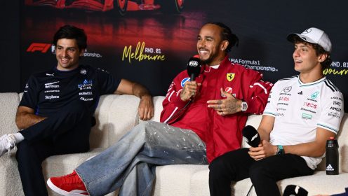 Hamilton reveals magnitude of ‘upside down’ Ferrari v Mercedes differences