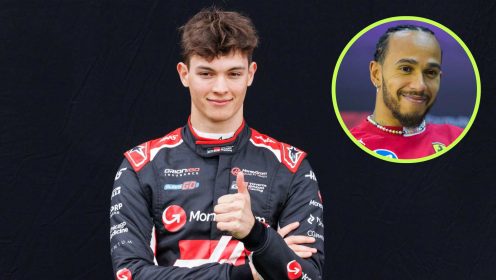 Bearman jokes he’s ‘had enough of Lewis Hamilton’ after multiple 2024 duels
