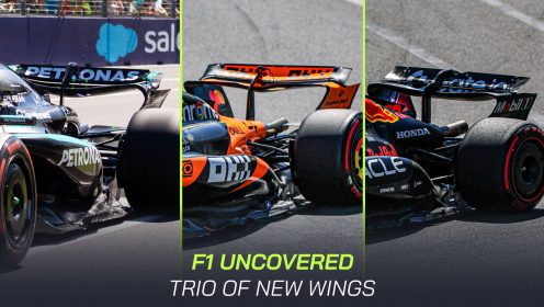 Revealed: The curious new rear wings from McLaren, Red Bull and Mercedes