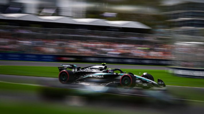 Kimi Antonelli, Mercedes, 2025 Australian Grand Prix.