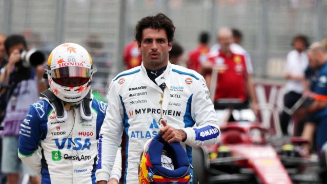 Carlos Sainz after Australian Grand Prix qualifying.