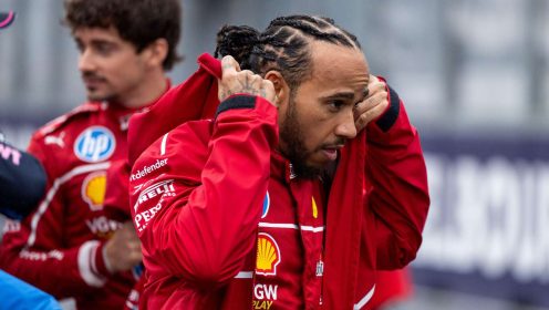 Lewis Hamilton rues ‘missed opportunity’ on ‘very tricky’ Ferrari debut