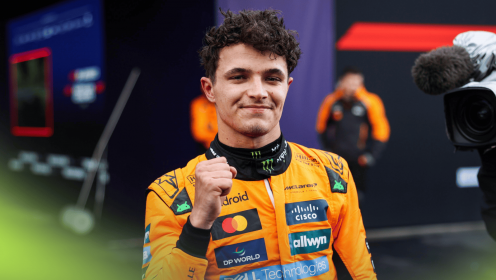 Miami GP: Lando Norris wins chaotic sprint as FIA penalise Max Verstappen