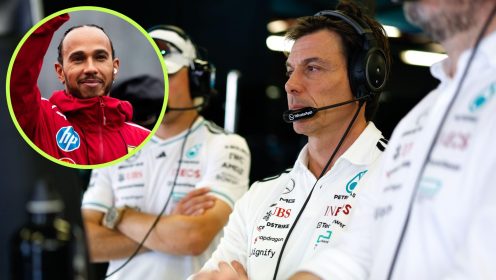 Old habits die hard for Toto Wolff in Lewis Hamilton’s Ferrari debut