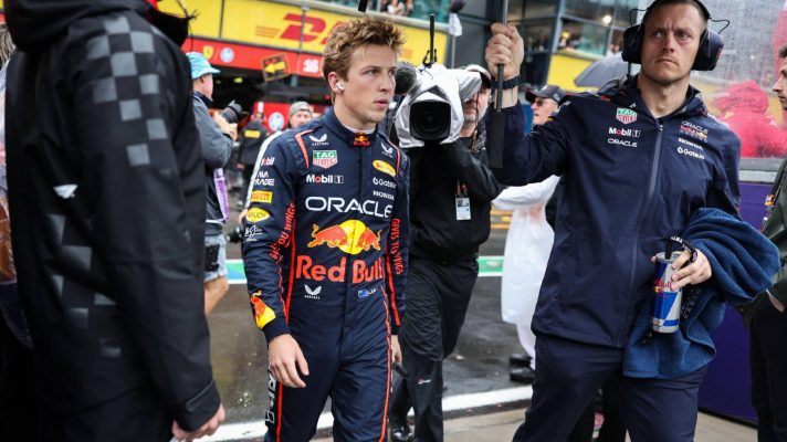 Liam Lawson, Red Bull, 2025 Australian Grand Prix.
