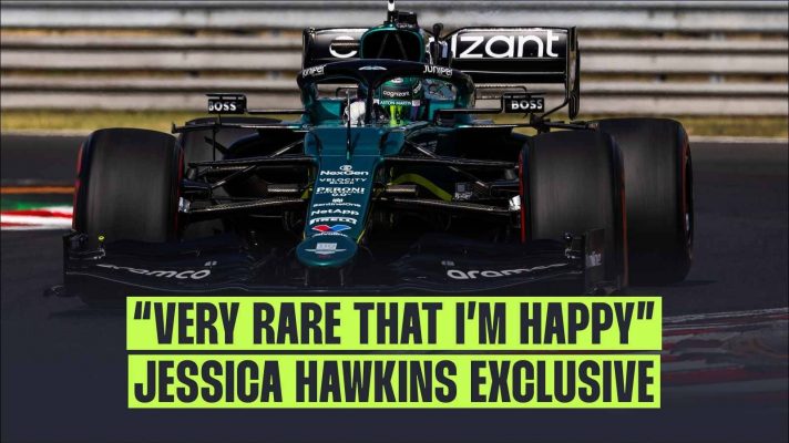 Jessica Hawkins, Aston Martin, 2023 Hungaroring test.