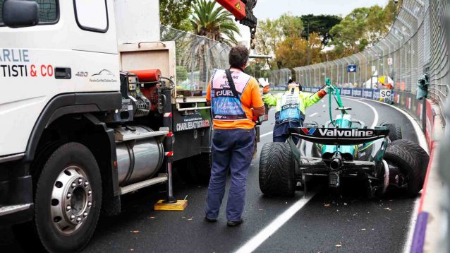 F1 news: Fernando Alonso has his Aston Martin recovered in Melbourne.
