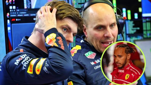 Lewis Hamilton makes Verstappen ‘abuse’ claim in Ferrari radio response