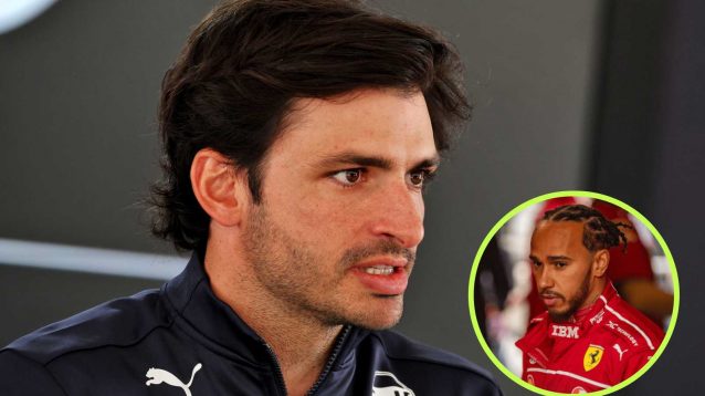 Carlos Sainz Williams Lewis Hamilton Ferrari Formula 1 PlanetF1