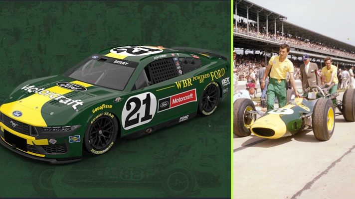 NASCAR Wood Brothers Racing Formula1 Indianapolis 500 Jim Clark Lotus PlanetF1