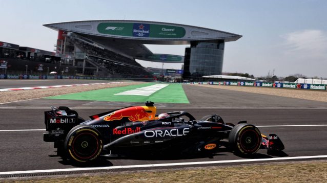 Max Verstappen, Red Bull, 2025 Chinese Grand Prix.