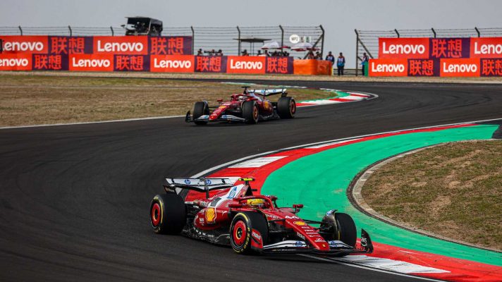 Lewis Hamilton Charles Leclerc Scuderia Ferrari Chinese Grand Prix PlanetF1
