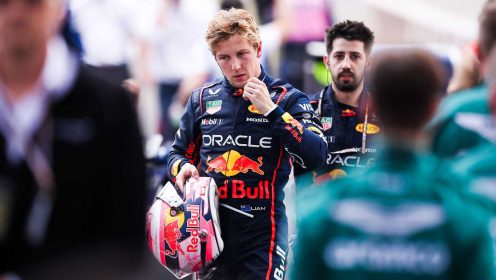 Lawson’s response to Max Verstappen’s Racing Bulls comment as rumours swirl