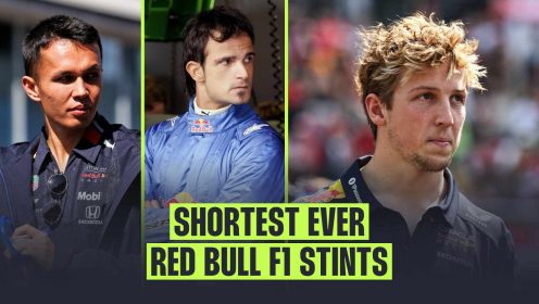 Red Bull’s seven shortest driver stints – and why they ended