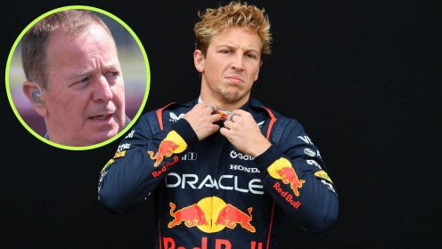 Martin Brundle issues verdict on ‘temporarily trashed’ Liam Lawson