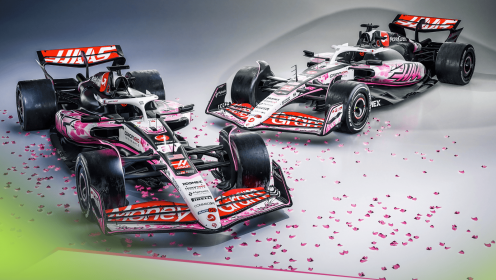 Haas unveil striking ‘cherry blossom’ livery for Japanese GP