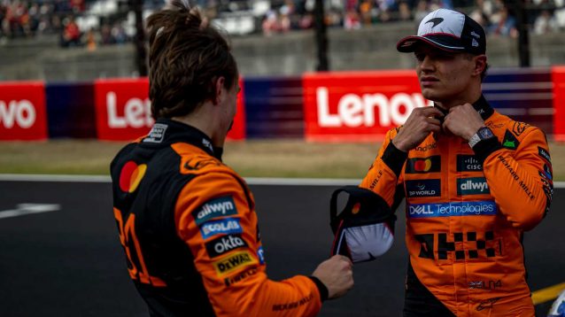 Lando Norris Oscar Piastri MCL39 Japanese GP PlanetF1
