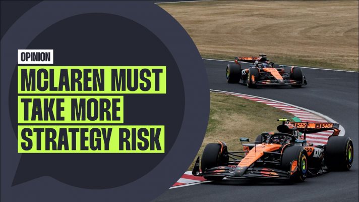 The McLaren cars at Suzuka