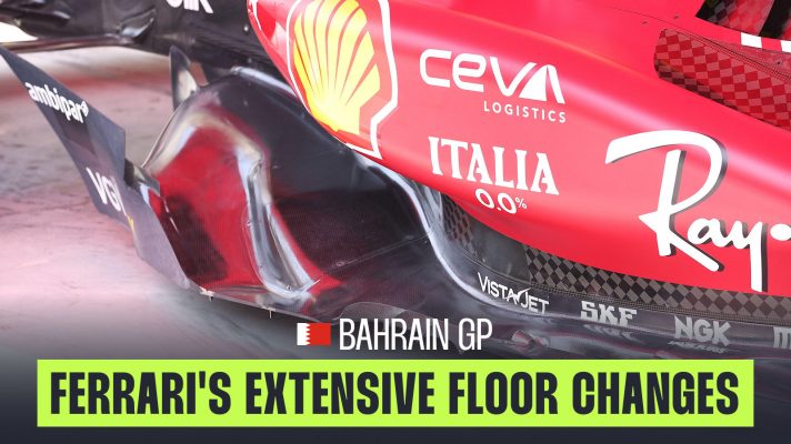 Ferrari SF-25 floor changes