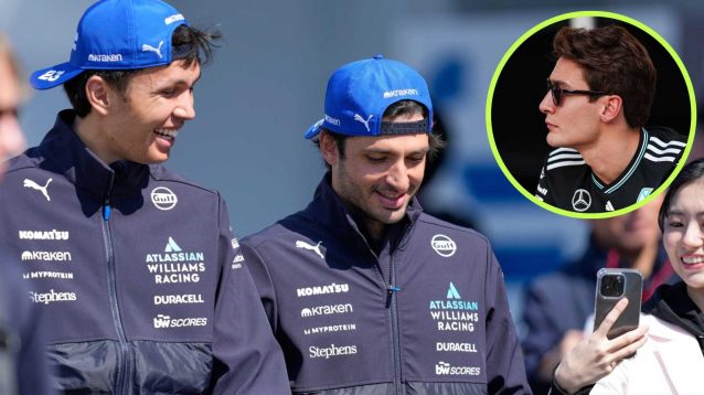 Alex Albon carlos Sainz George Russell Bahrain GP PlanetF1