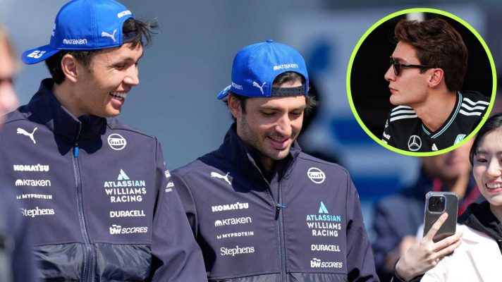 Alex Albon carlos Sainz George Russell Bahrain GP PlanetF1