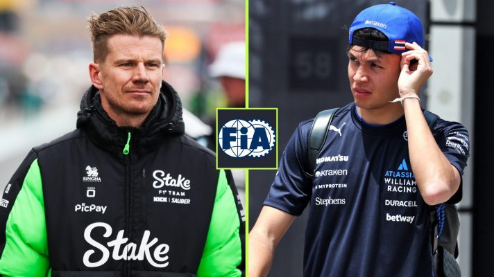 Nico Hulkenberg and Alex Albon