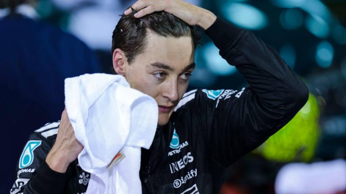 George Russell, Mercedes, 2025 Bahrain Grand Prix.