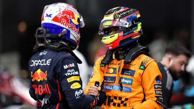 Max Verstappen and Oscar Piastri