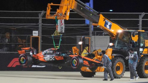‘Alright for me’ – Oscar Piastri makes red flag quip after Lando Norris crash