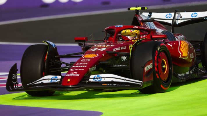 Lewis Hamilton, Ferrari, 2025 Saudi Arabian Grand Prix.