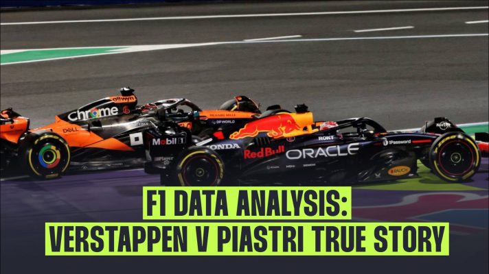 Max Verstappen and Oscar Piastri battle for the lead at the 2025 Saudi Arabian Grand Prix
