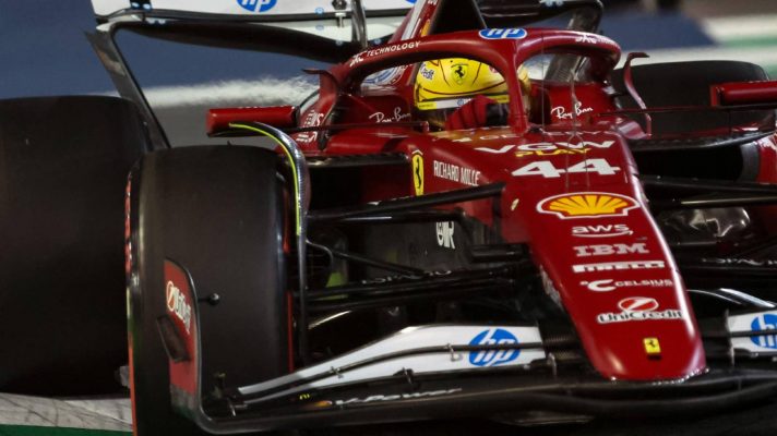 Lewis Hamilton, Ferrari, 2025 Saudi Arabian Grand Prix.