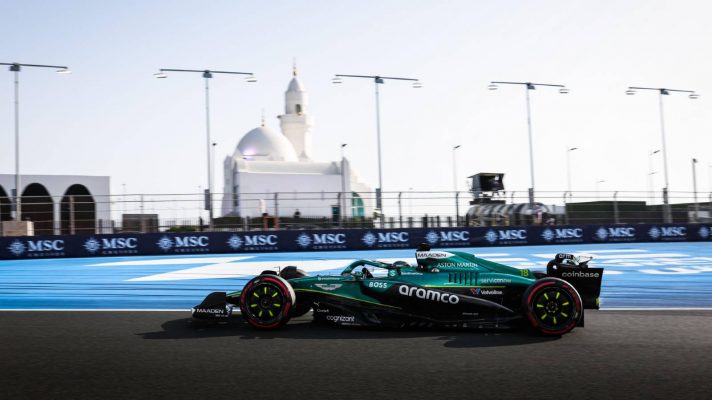 Lance Stroll, Aston Martin, 2025 Saudi Arabian Grand Prix.