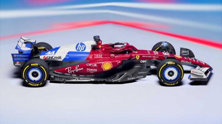 Scuderia Ferrari HP logo Miami Grand Prix PlanetF1
