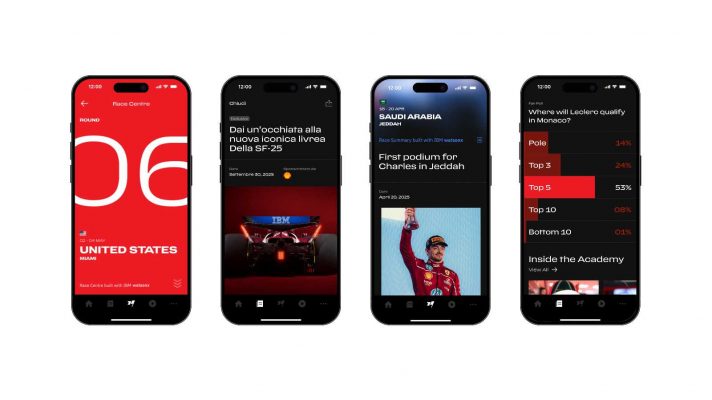 Scuderia Ferrari IBM fan app Miami Grand Prix PlanetF1