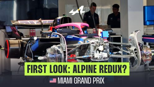 First look: The Alpine front wing hint that suggests a change of course