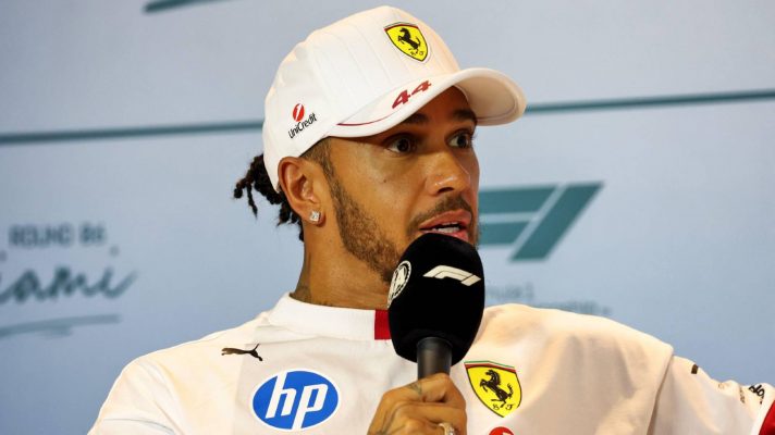 Lewis Hamilton, Ferrari, 2025 Miami Grand Prix.