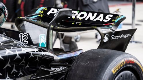Uncovered: The W16 rear wing solution that contributed to Antonelli’s Sprint pole