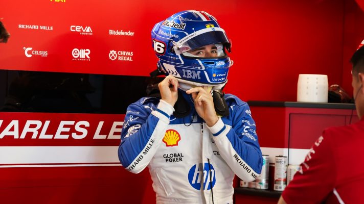Charles Leclerc in Miami