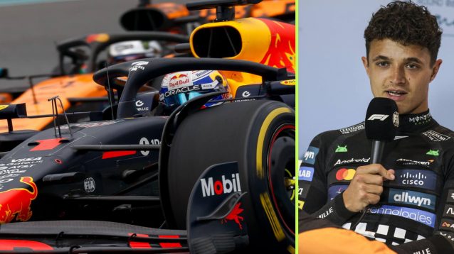 Lando Norris v Max Verstappen