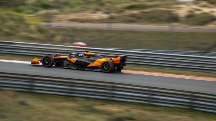 McLaren junior Alex Dunne carried out a TPC outing at Zandvoort on Wednesday.